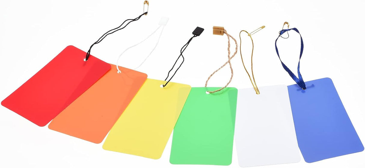 MECCANIXITY Etiquetas de envío de plástico con alambres impermeables