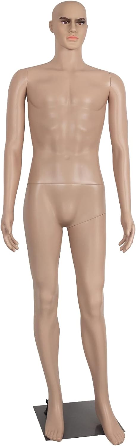 Maniquí Masculino Ajustable 73 con Base Metálica - Modelo Realista