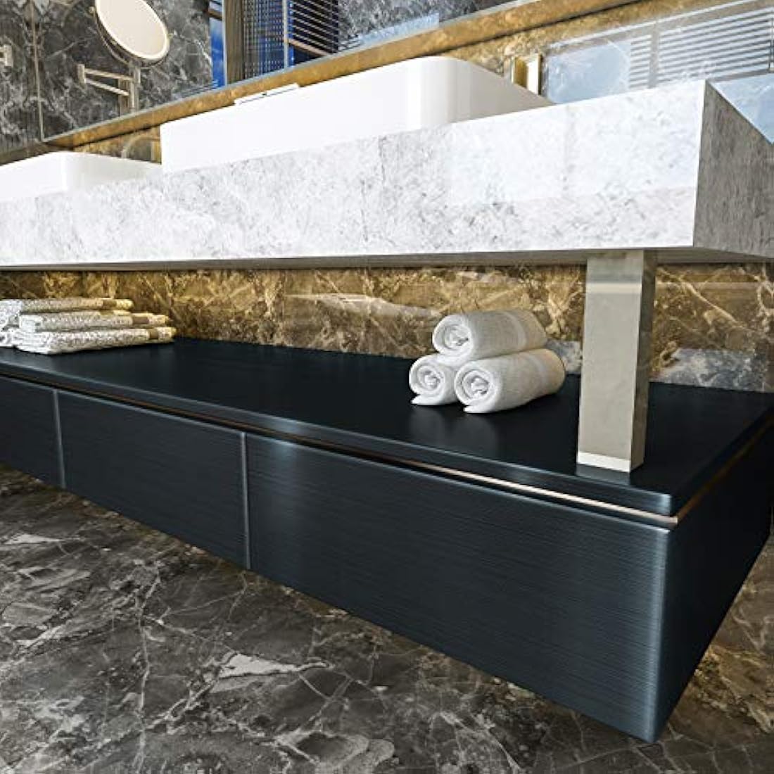 Papel de contacto de acero inoxidable cepillado