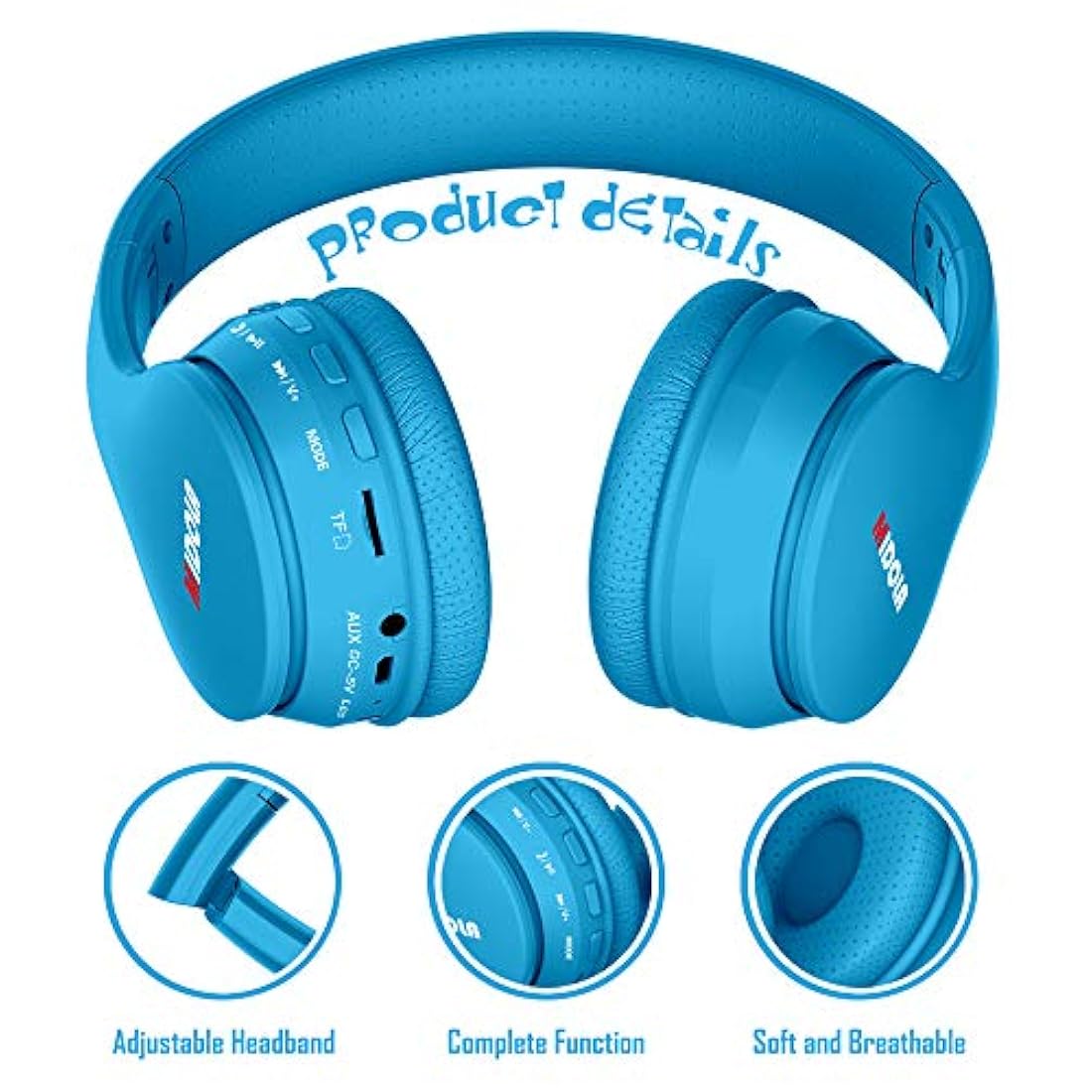 Auriculares Inalámbrico con Bluetooth para niños. MIDOLA