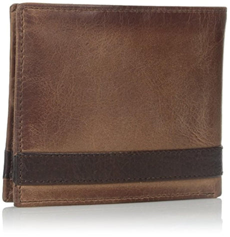 Fossil Quinn - Cartera de piel para hombre