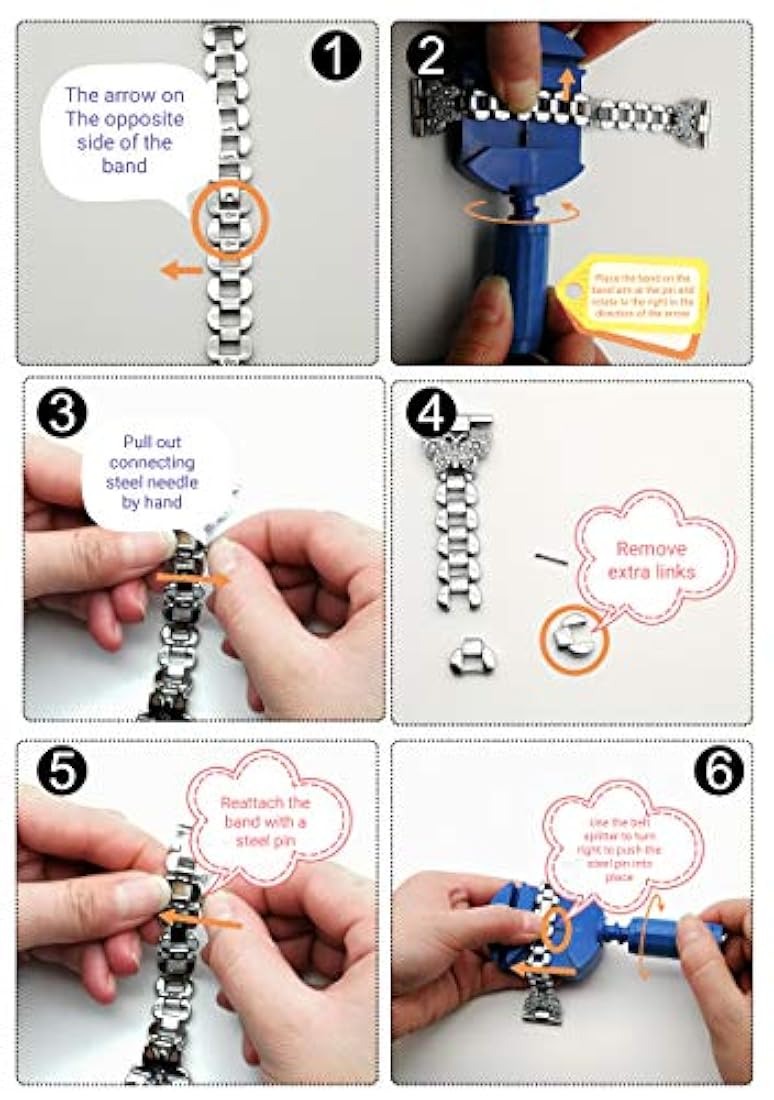 SaNgaiMEi Correa de acero inoxidable Para Apple Watch