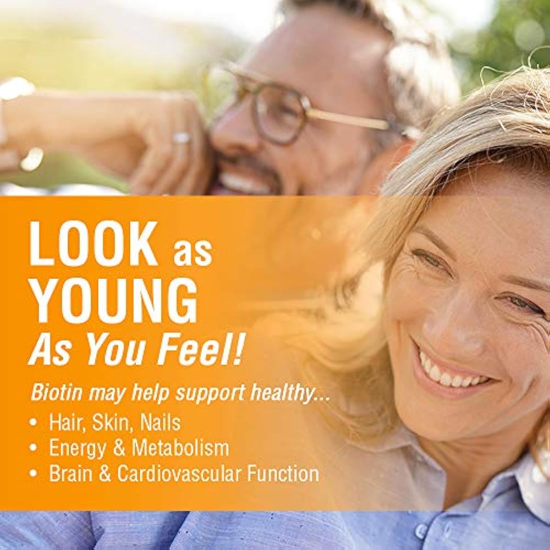 Solaray Biotin Lozenge Suplemento, Naranja, 1000 mcg, 100 unidades