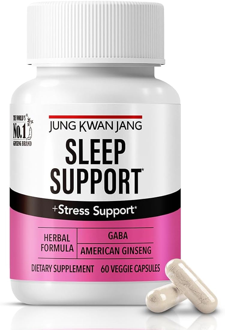 Suplemento Sleep Support Gaba Complex de 500 mg con ginseng
