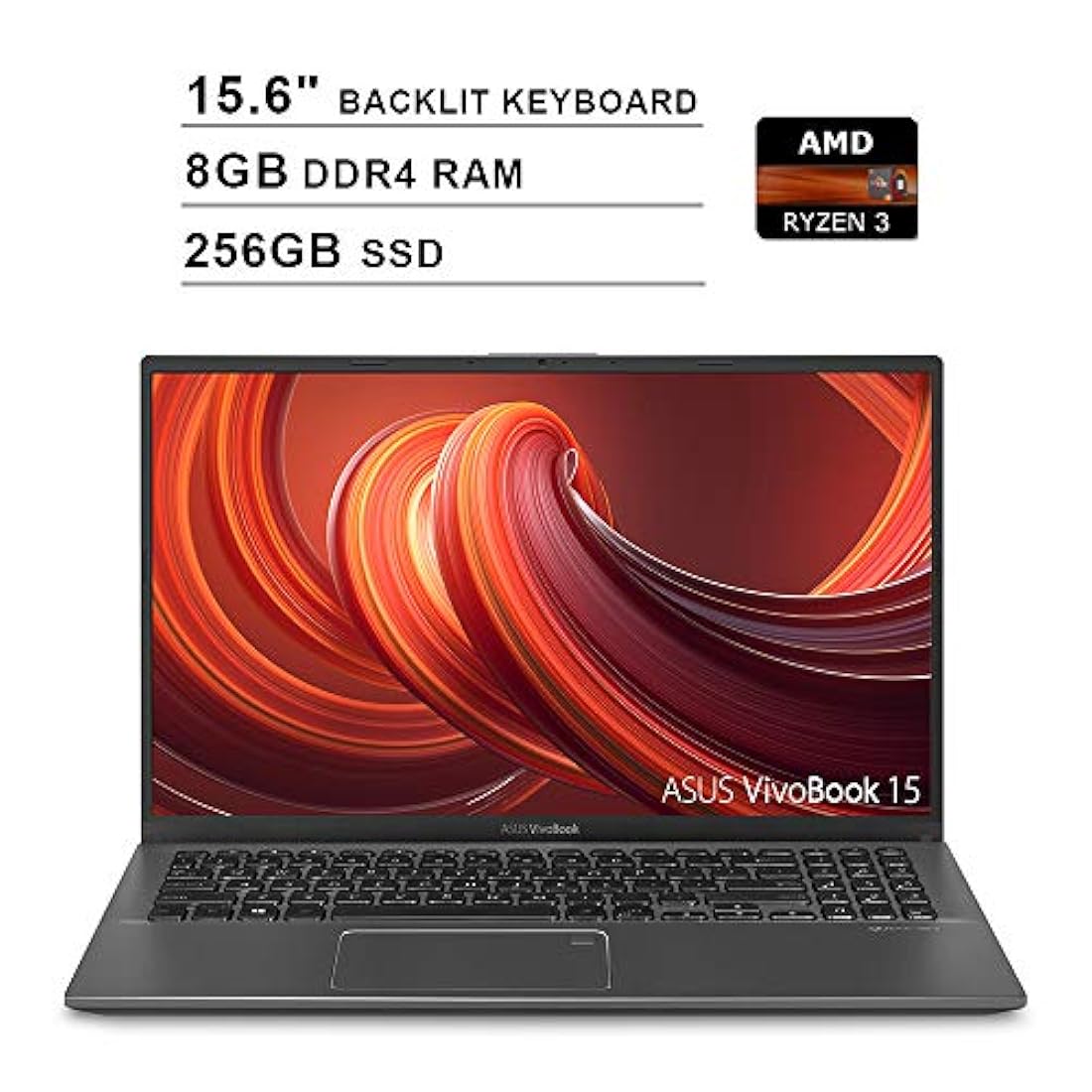 Portátil ASUS VivoBook 15 de 15,6 pulgadas FHD 1080P