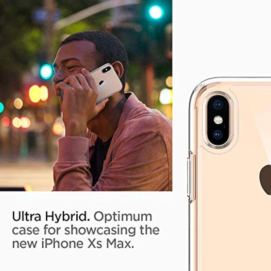 Spigen Funda ultra híbrida para Apple iPhone Xs MAX