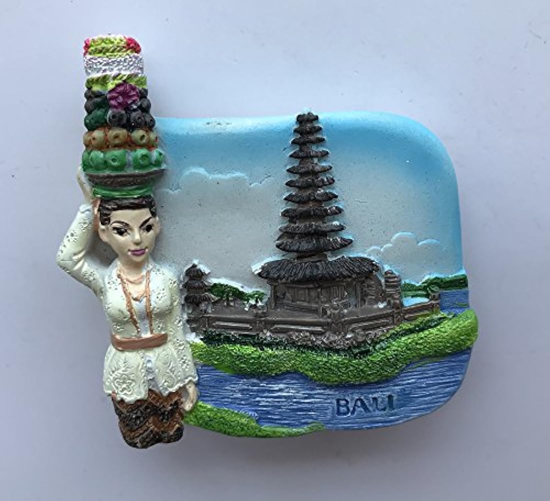 Imán para nevera de Bali Indonesia 3D