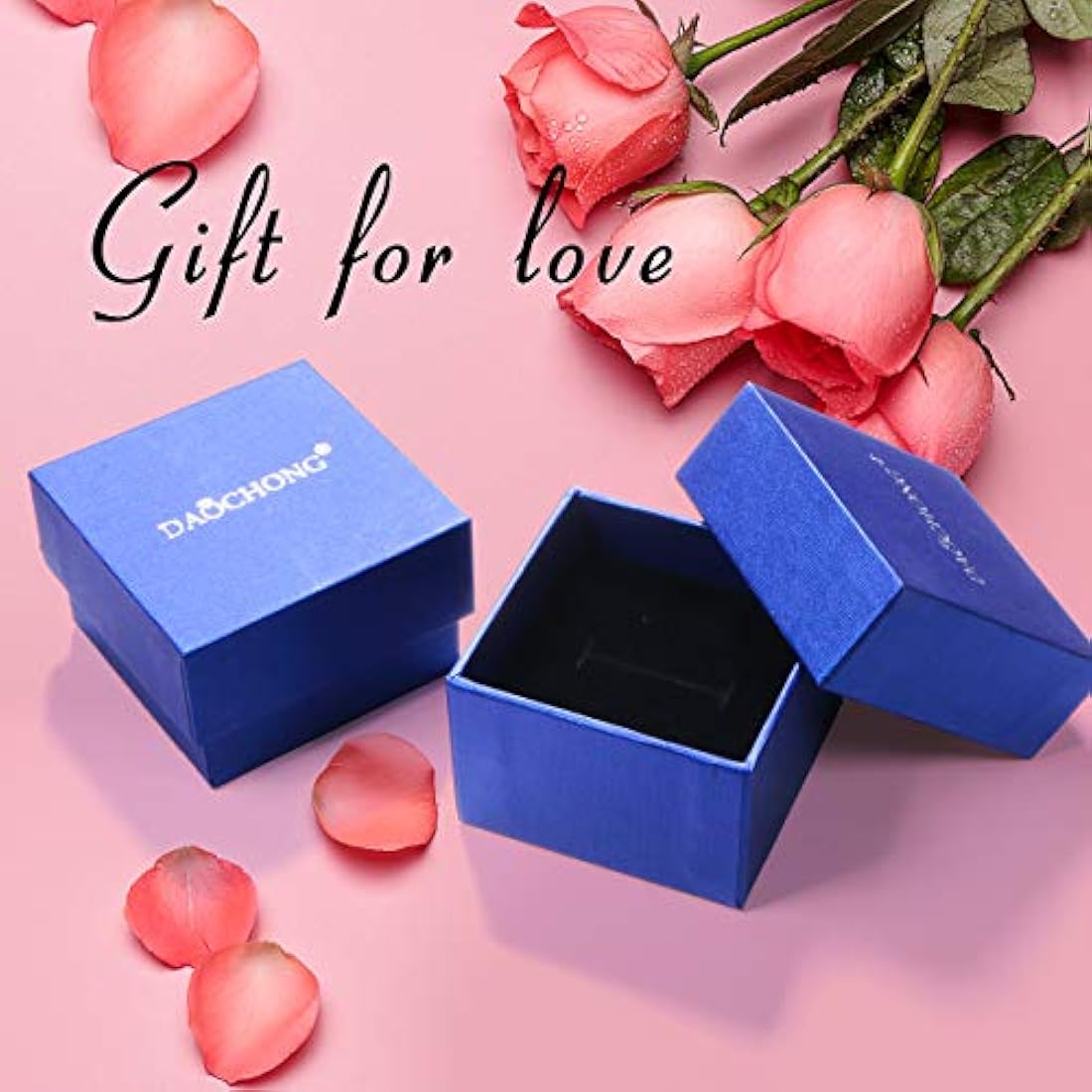 Pendientes colgantes de plata con forma de corazón