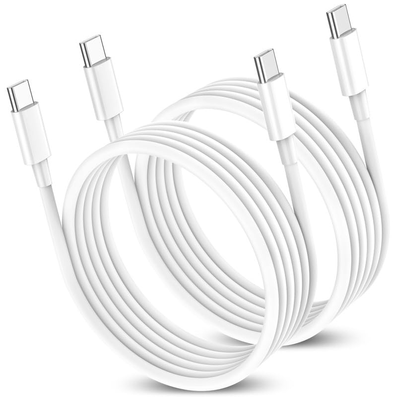 Pack de 2 cables de carga rápida tipo C de 6 pies