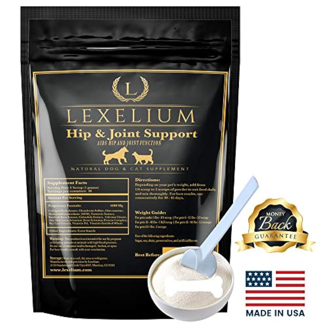 lexelium cadera y articulaciones de apoyo para gatos