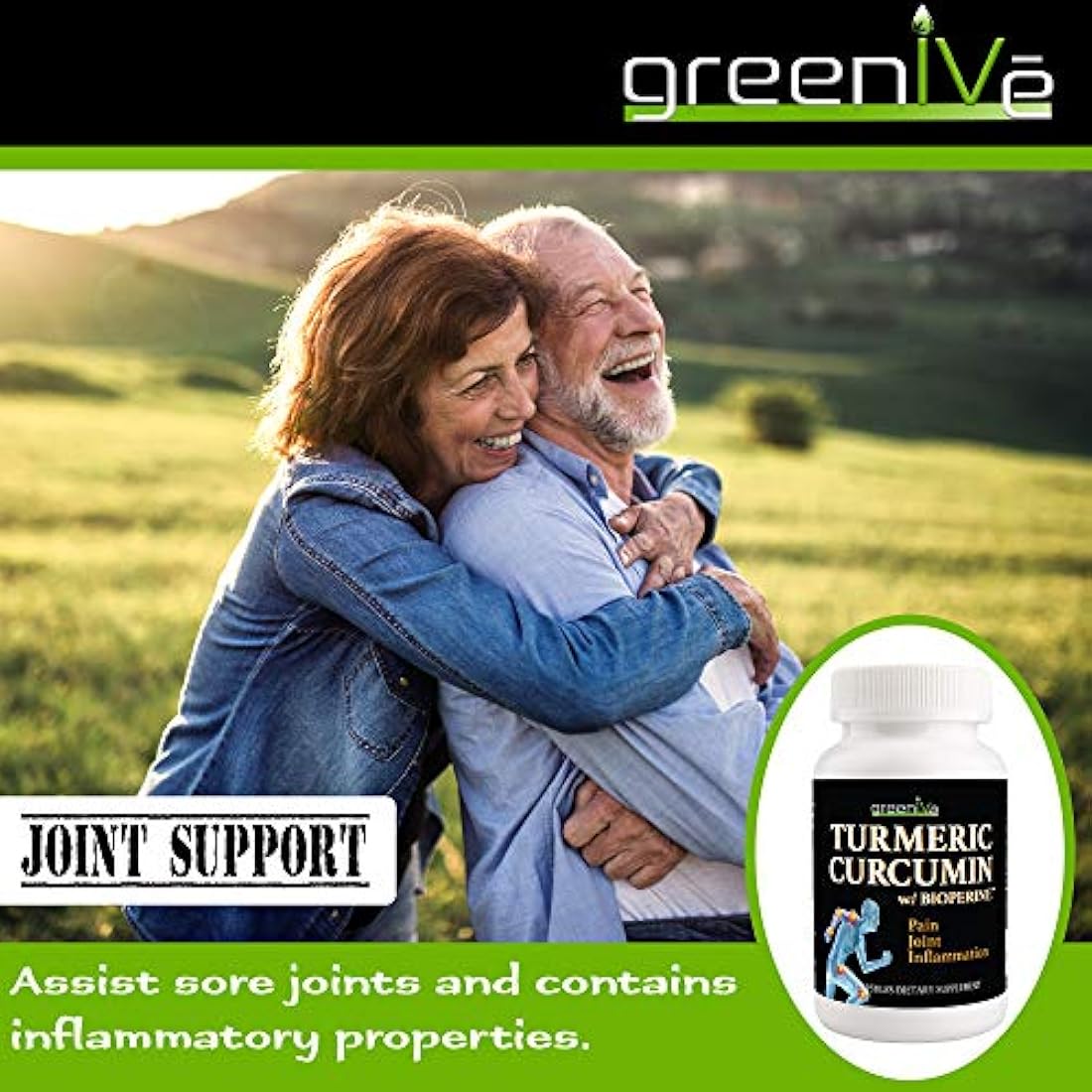 GreenIVe Curcumina de cúrcuma con BioPerine