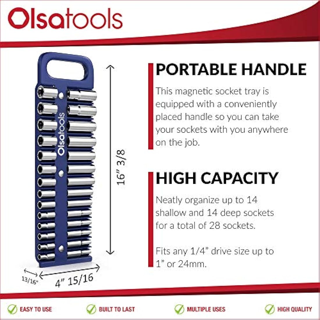 Olsa Tools - Bandejas magnéticas