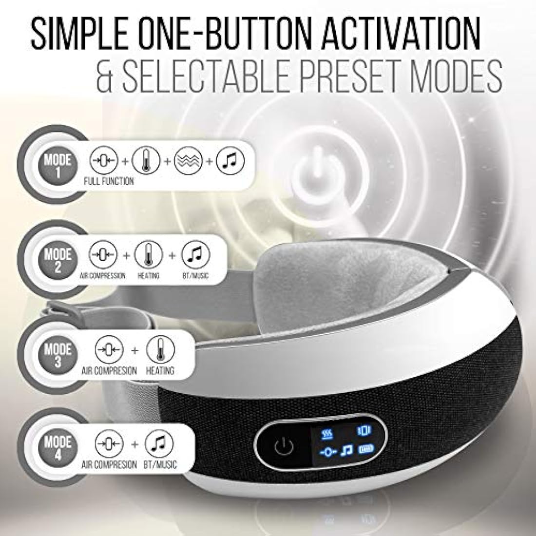 Masajeador de ojos eléctrico SERENELIFE SLEYMSG110