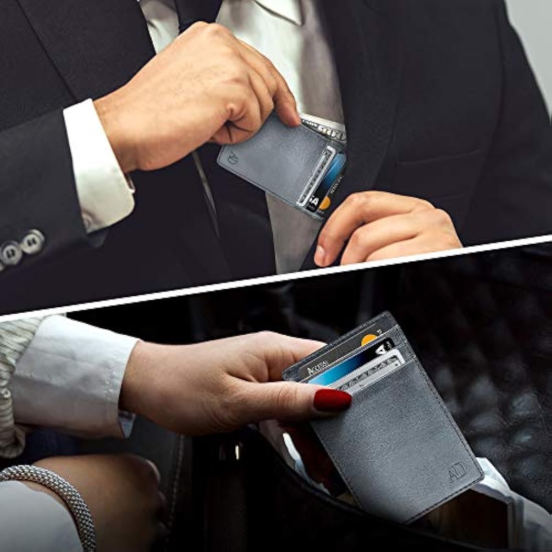 Billetera minimalista para hombre