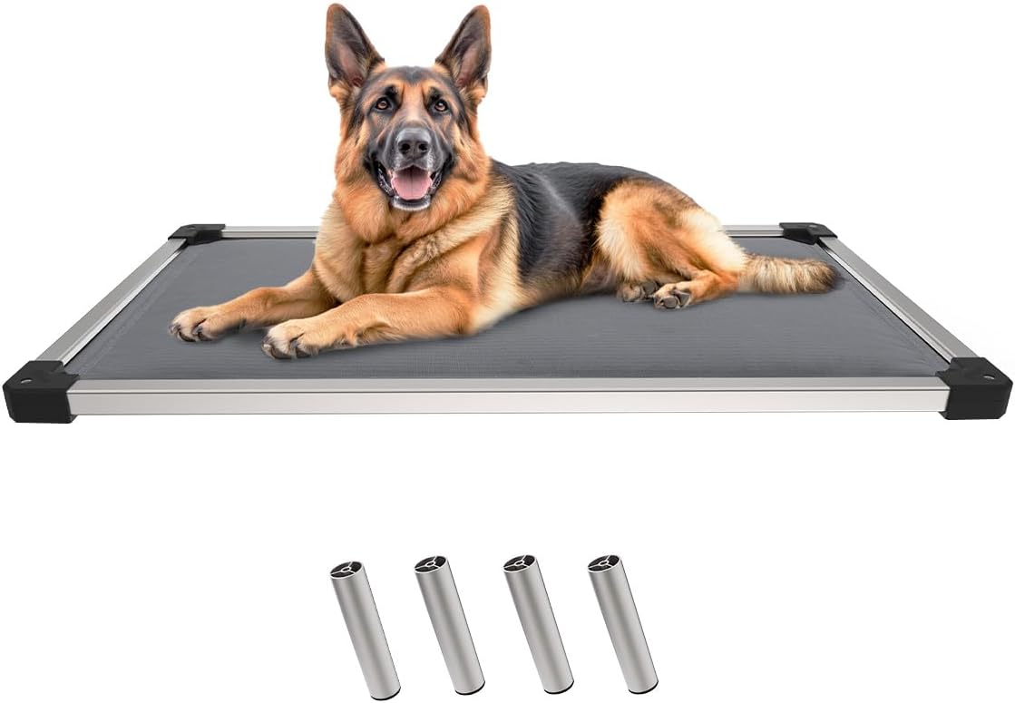 Cama para perros FXW Titanest, resistente, 50 pulgadas, lavable