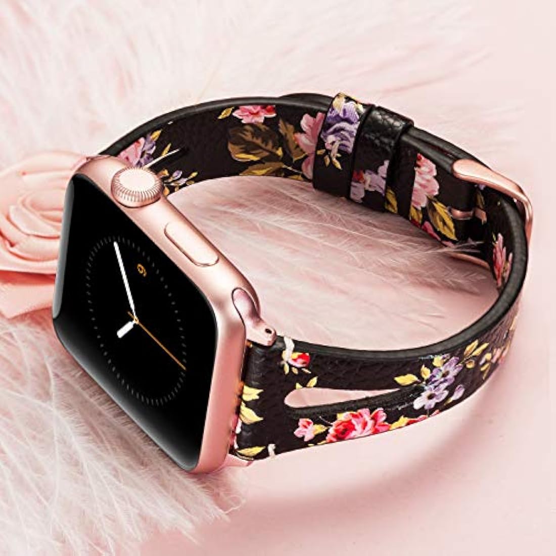 Wearlizer - Correa de piel compatible con Apple Watch