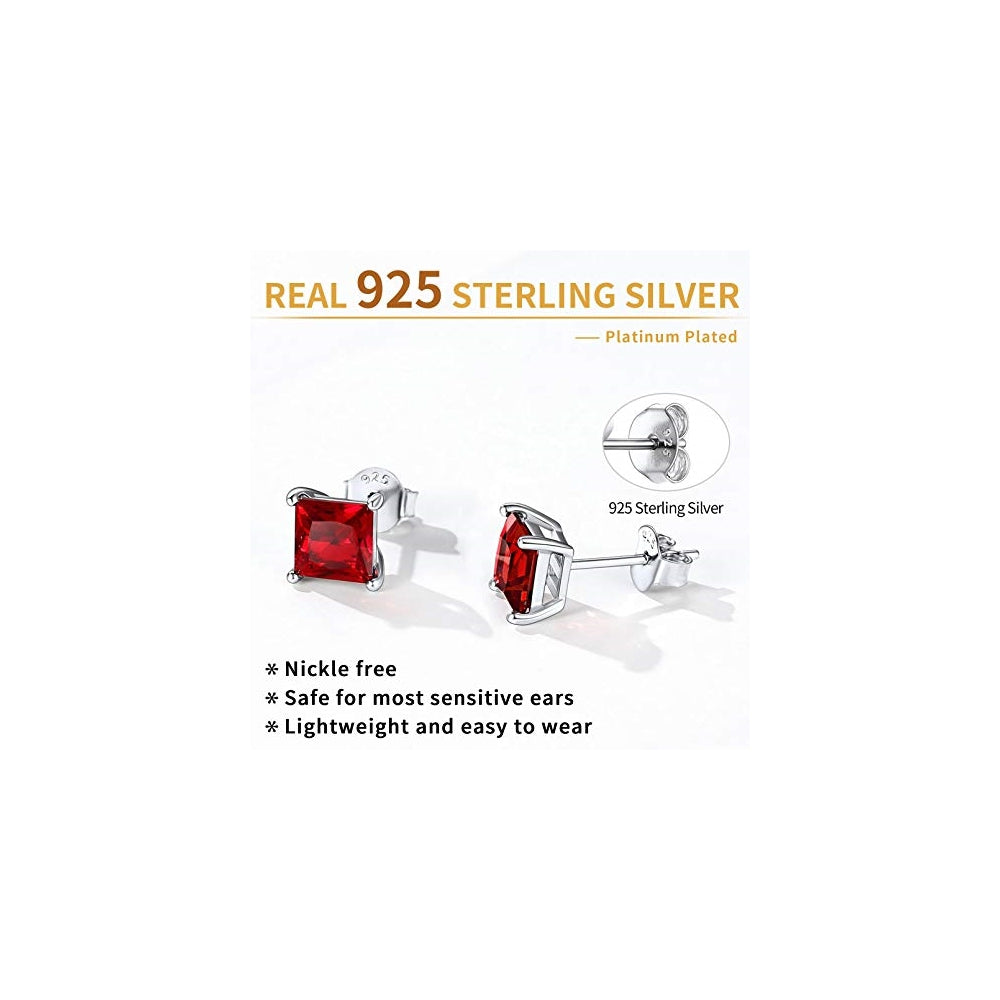 Aretes de tuerca de plata con diseño para mujeres