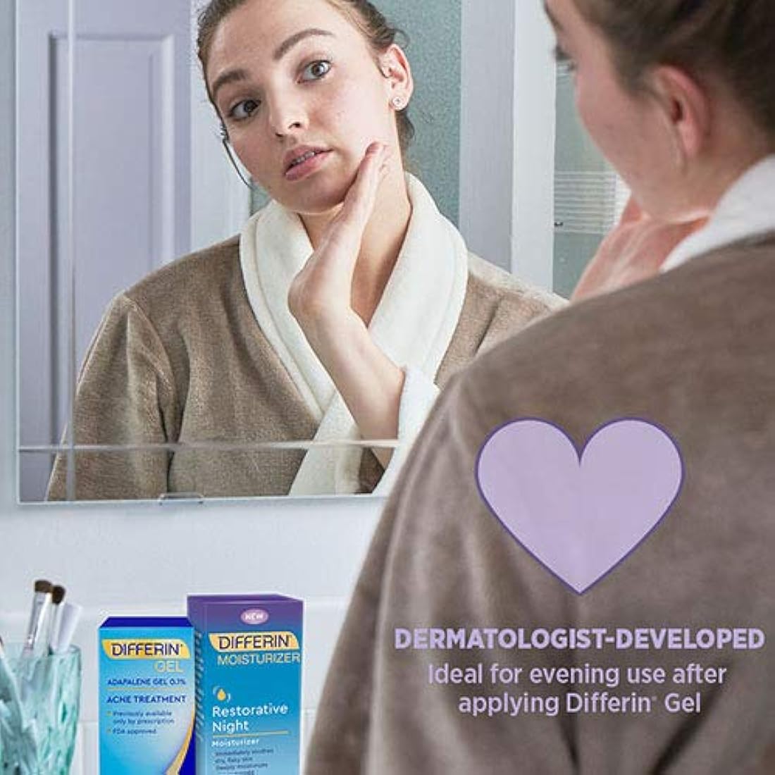 Hidratante nocturno restaurador de 2.5 fl oz