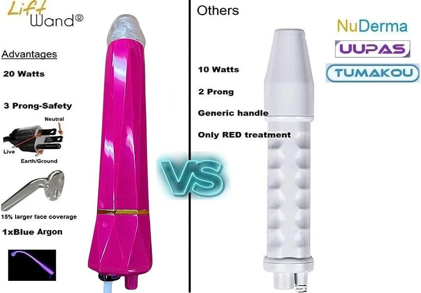 Varita Facial de Alta Frecuencia con 7 Electrodos