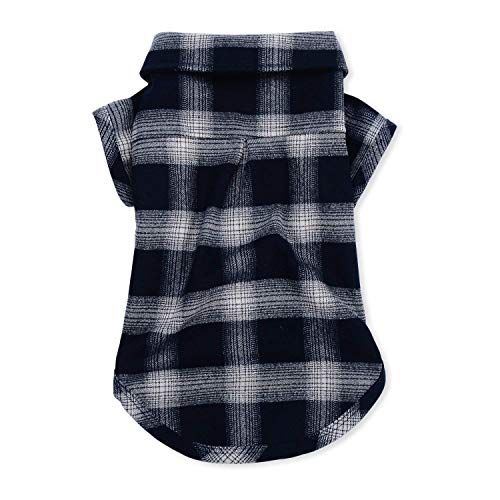 Koneseve - Camiseta para perro, diseño de cuadros, para mascotas, para gato, transpirable, para perros pequeños, medianos, grandes, cachorros, suaves, casuales, acogedores, de Halloween, de Acción de Gracias de Navidad,