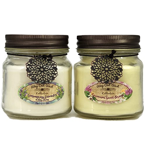 Velas de aceite esencial de aromaterapia