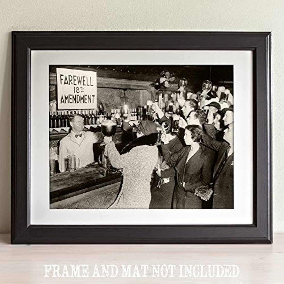 Fin de la prohibición – Adiós 18 enmienda 11 x 14 sin marco