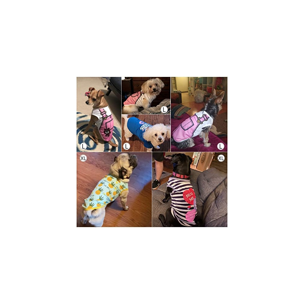 Camisas para mascotas 6 pack para perro Tamaño: xs