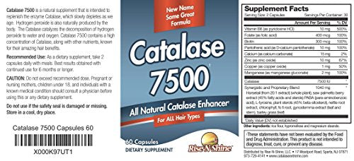 Suplemento para el cabello vitaminico - Catalase 7500