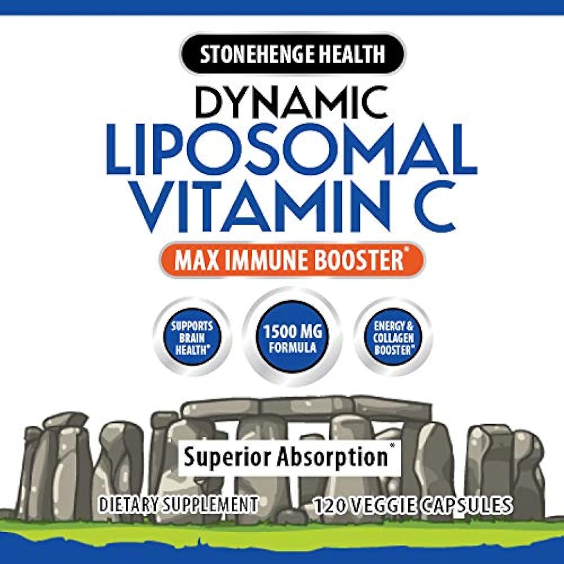 Fórmula de Vitamina C liposomal 1500 mg - 120 cápsulas