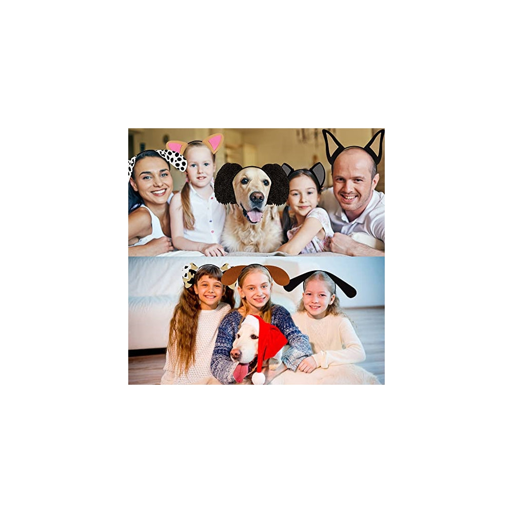 Disfraces 9 diademas para orejas de perro talla única