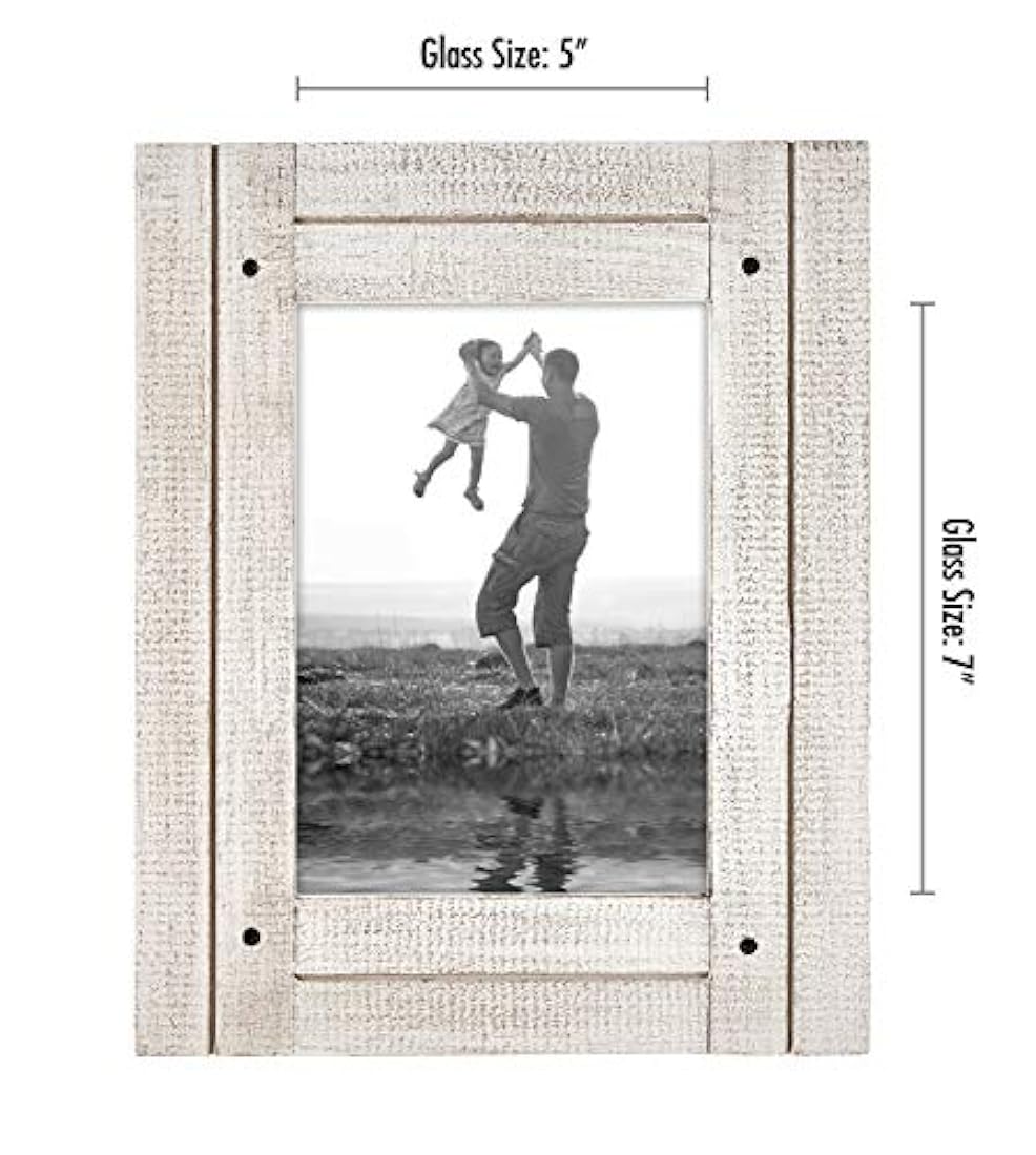 Americanflat Marco de madera envejecida listo para colgar