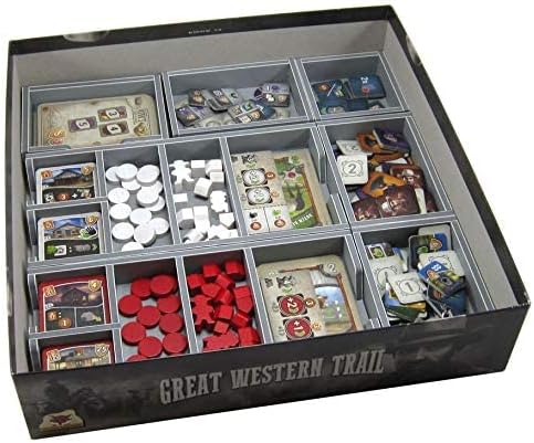 Insertos para juego de mesa Great Western Trail y expansiones