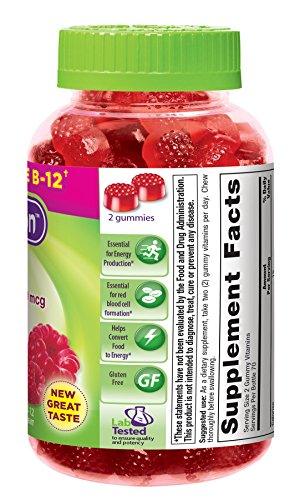 Suplemento de 1000 mcg de vitamina B-12 140 unidades