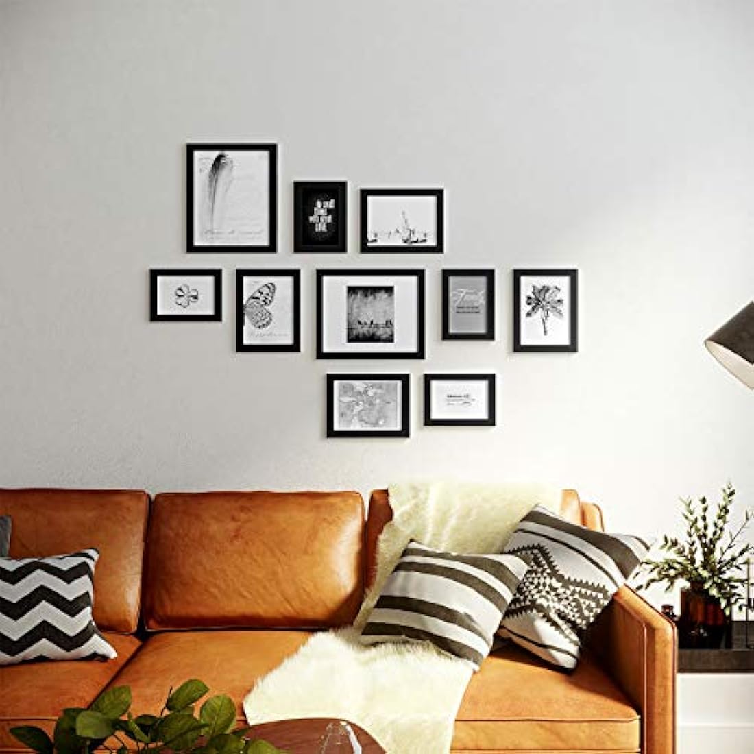 SONGMICS Marco de fotos juego de 10 marcos de fotos