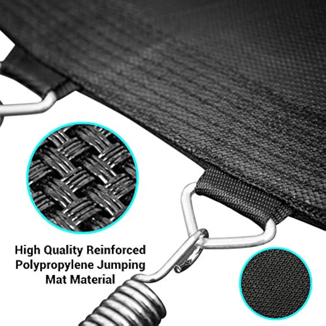 Trampolín para niños de patio trasero SERENELIFE SLTRA8BL