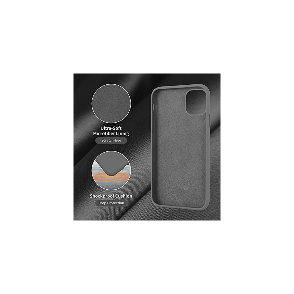 Fundas y Estuches para iPhone 11 de silicona Gris