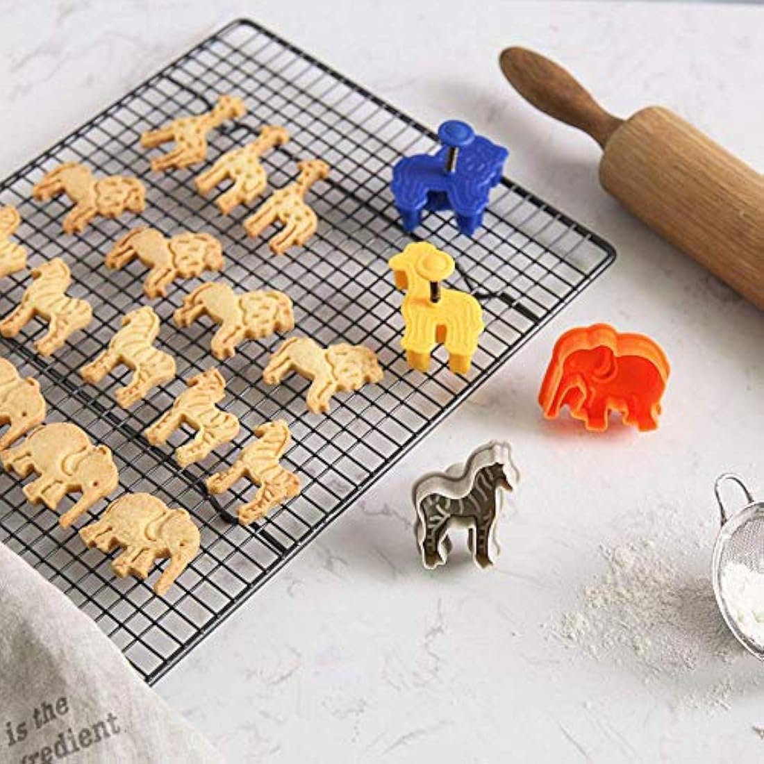 Moldes Juego de 9 moldes para fondant diseño de safari