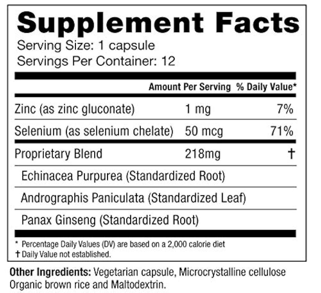 Fórmula de hierbas naturales formulada por farmacéuticos