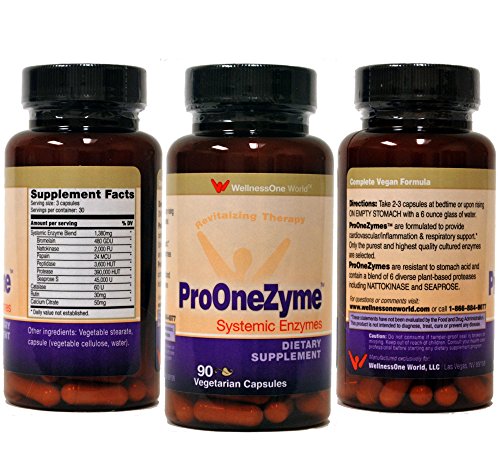 sistémicas proteolíticas Pro-OneZyme con nattoquinasa