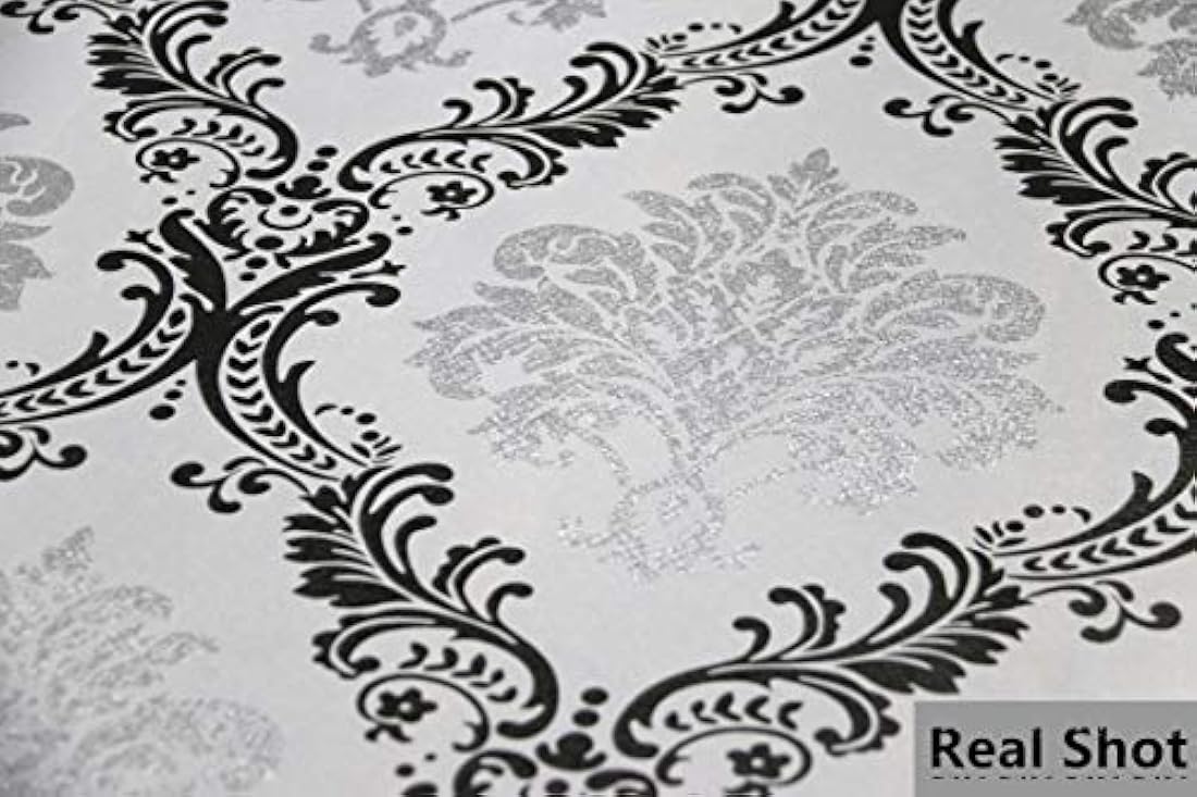 Papel de pared extraíble de papel de pared de Damasco color