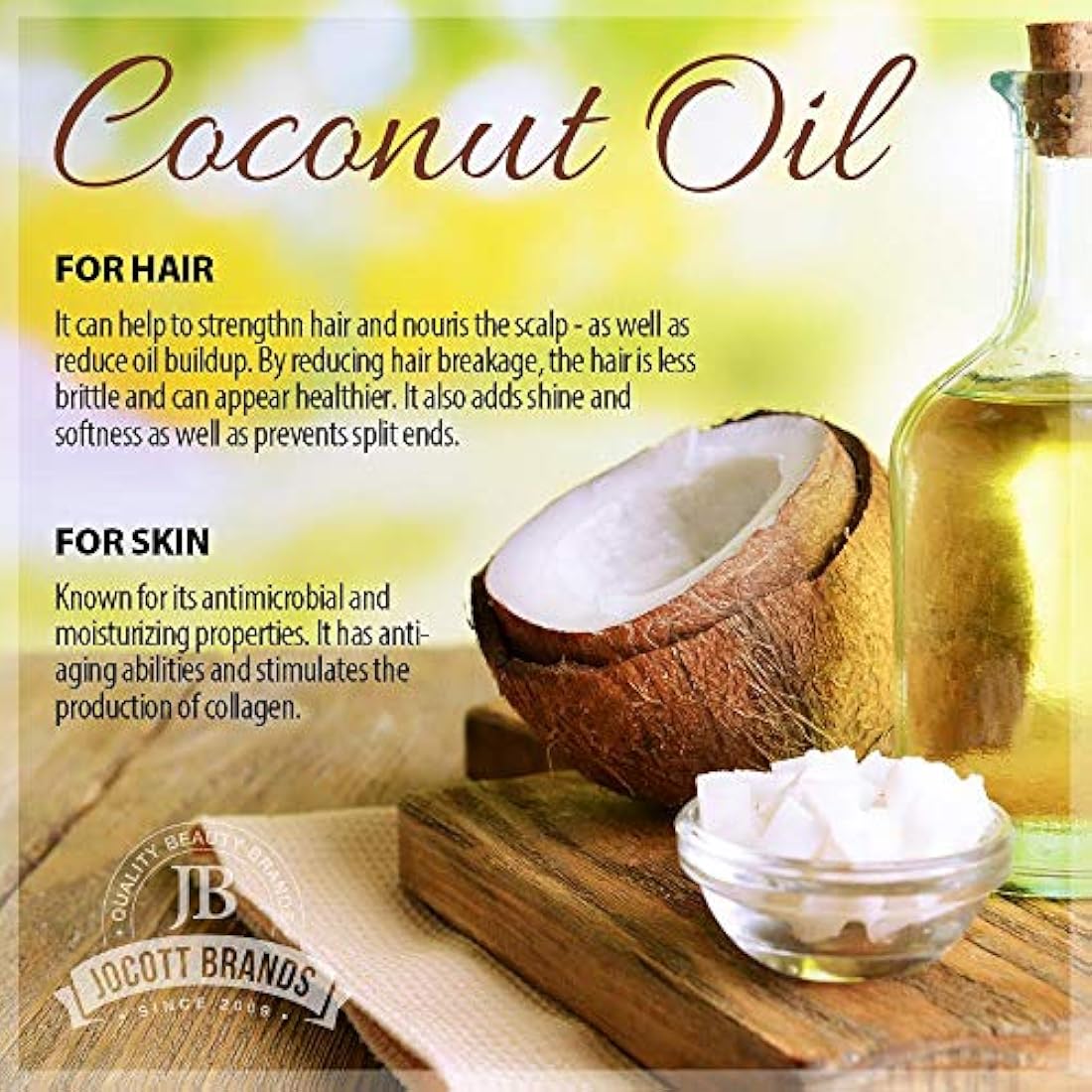 Oliology Tratamiento nutritivo con extractos de aceite coco
