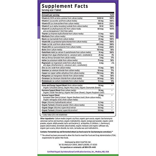 Multivitaminas para mujeres fermentadas con probióticos