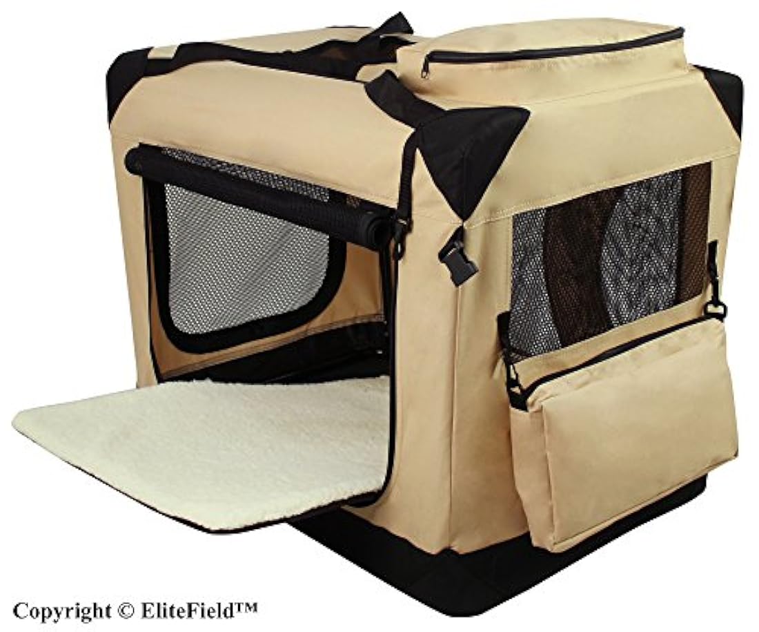 Jaula suave y plegable para perros