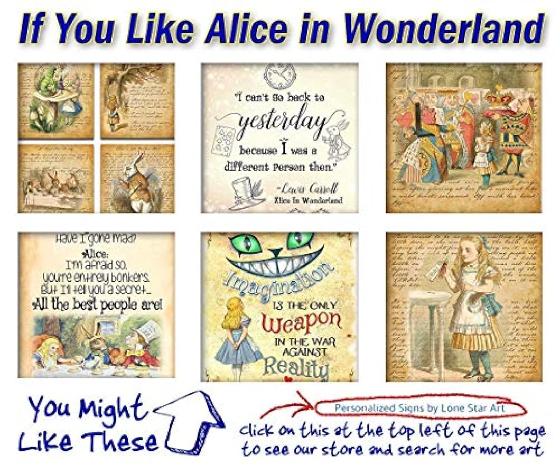 Alicia gigante - 11 x 14 impresión de Alicia