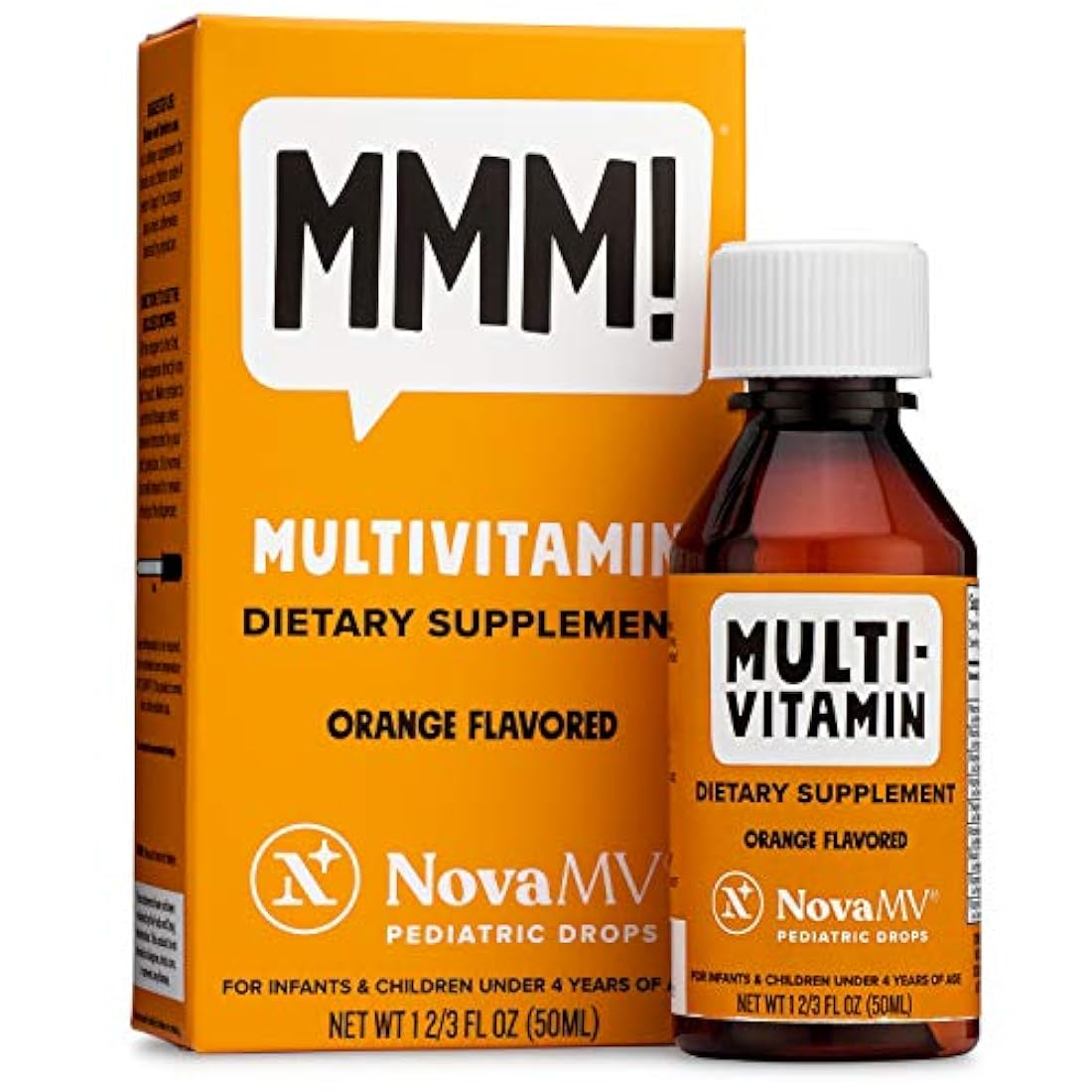 Suplemento multivitamínico de 1.7 fl oz para bebés y niños,