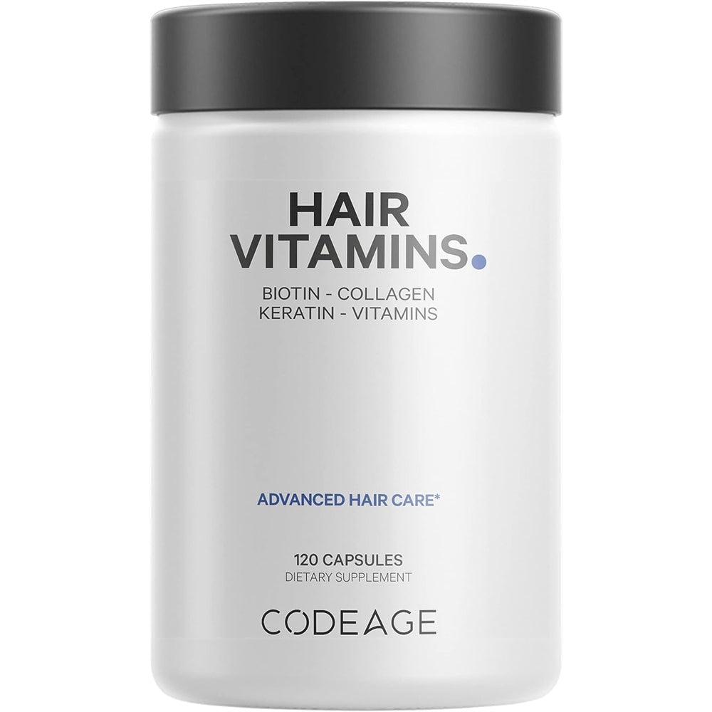 Suplementos Vitaminas para el cabello 10000 mcg de biotina