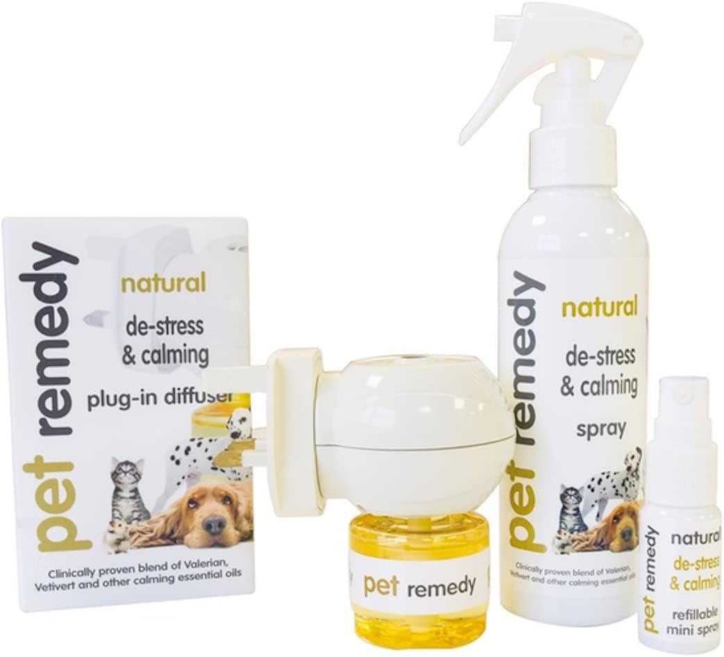 Spray natural para desestrés de gatos Pet Remedy
