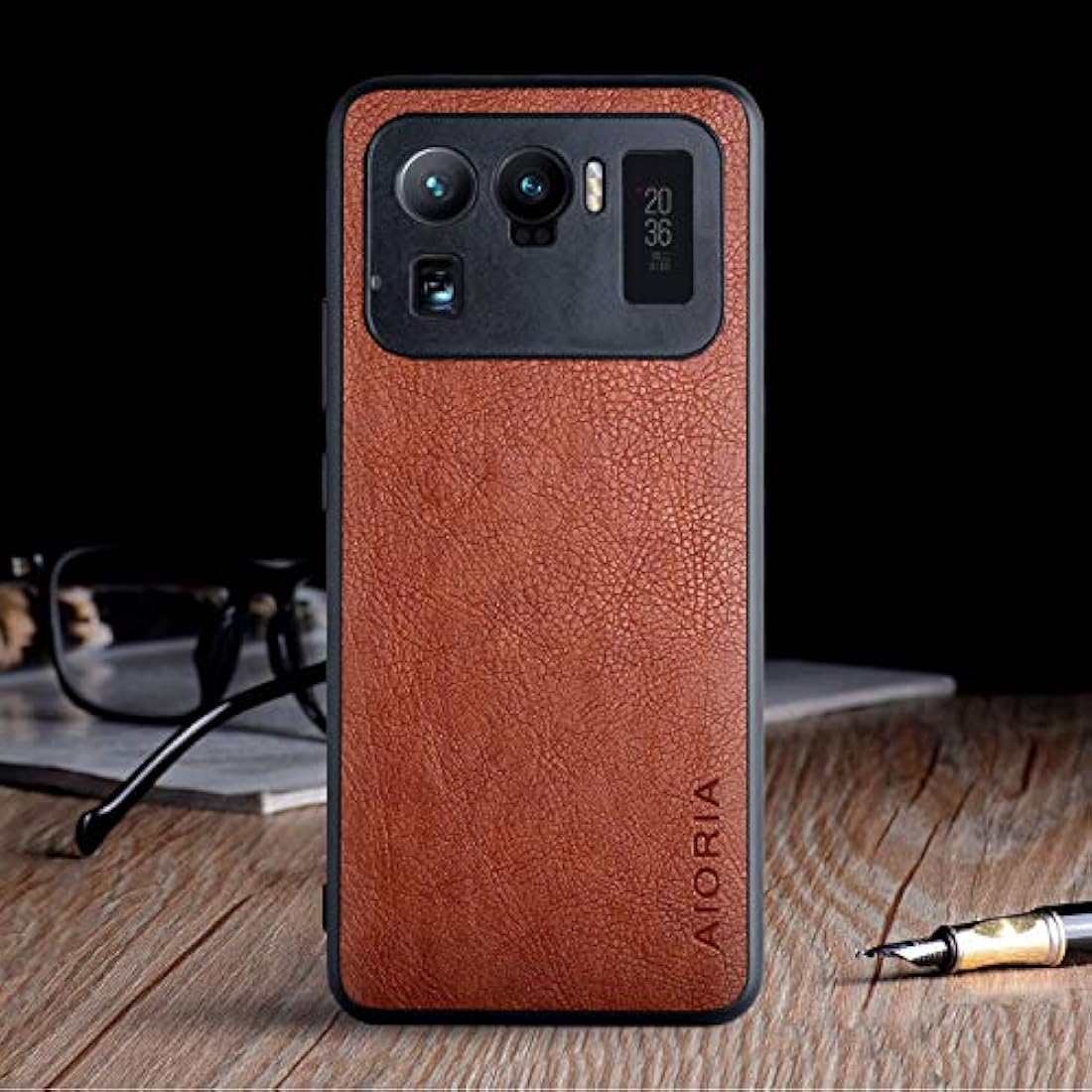 funda protectora para xiaomi mi 11 ultra marrón