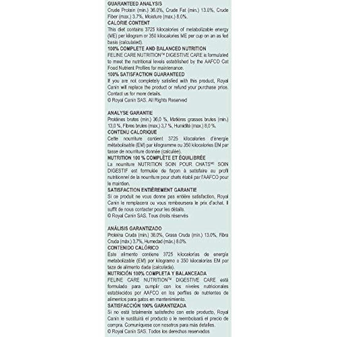 Cuidado digestivo Comida seca para gatos