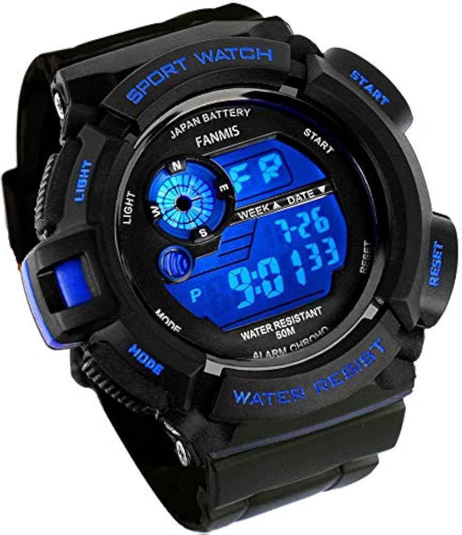 Reloj deportivo digital para hombre